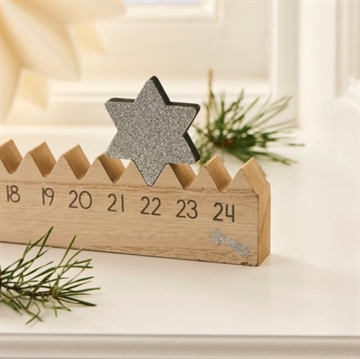 Julekalender m stjerne og navn